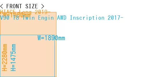 #HIACE Long 2019- + V90 T8 Twin Engin AWD Inscription 2017-